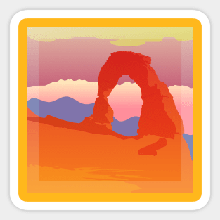 Delicate Arch Sticker